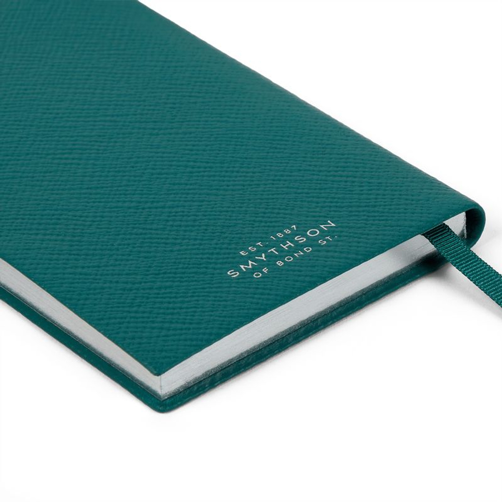 Smythson Блокнот Panama Notebook Liberty Nile Blue