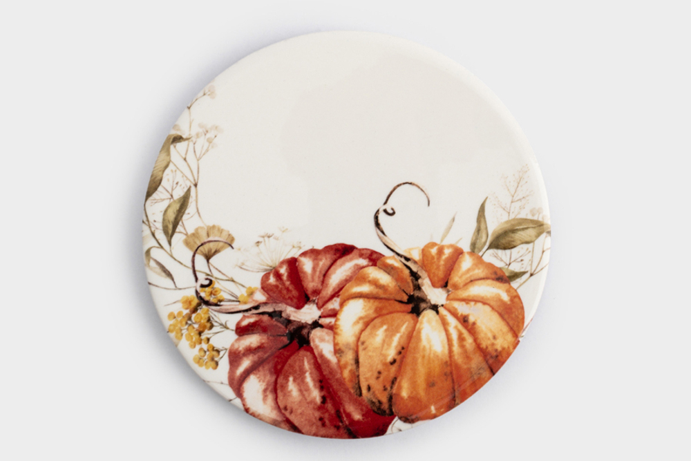 Подставка под кружку 11см Anna Lafarg Light pumpkin Тыквы