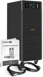 Источник бесперебойного питания  Exegate PowerExpert TL-575-10kVA.192V.LCD.AVR.T.USB.RS232.SNMP