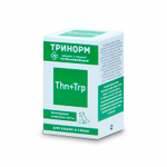 Тринорм 1таб.на 5кг (тианин и триптофан) 50 таб.успокаивающая добавка для кошек и собак с 3мес.