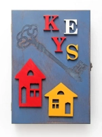 Ключница настенная деревянная 24*34 см