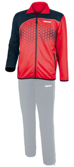 Tibhar Tracksuit jacket Game red/navy