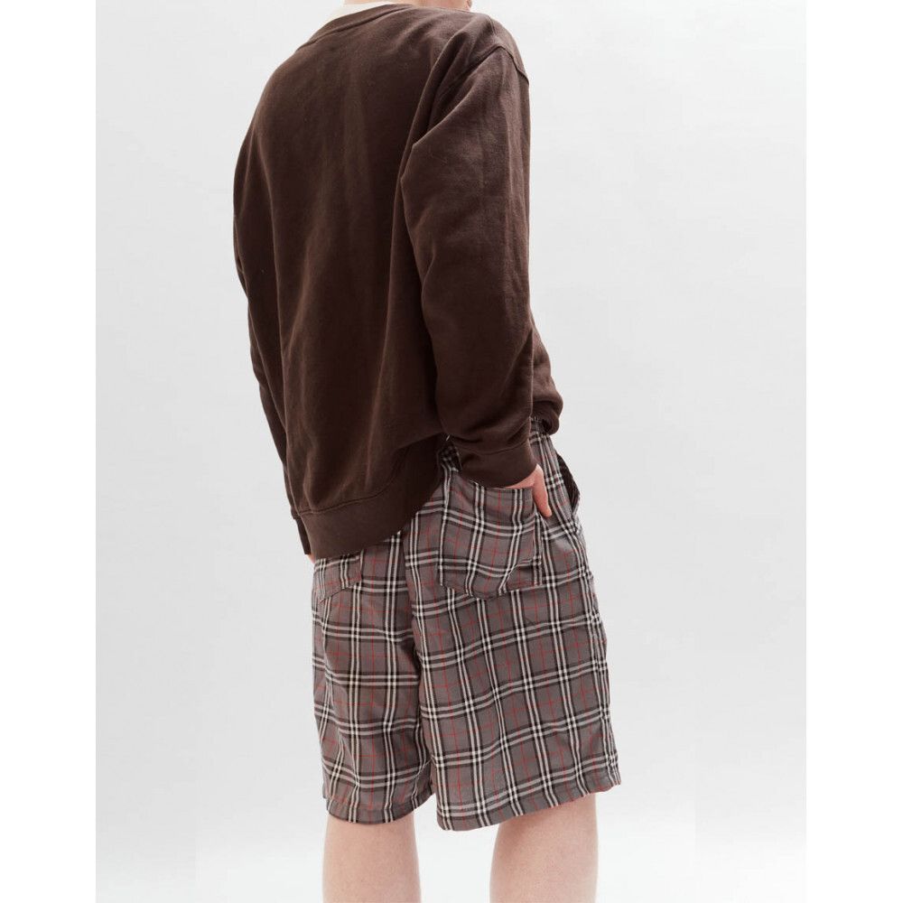 Шорты БИЧ Семейные серо-красные