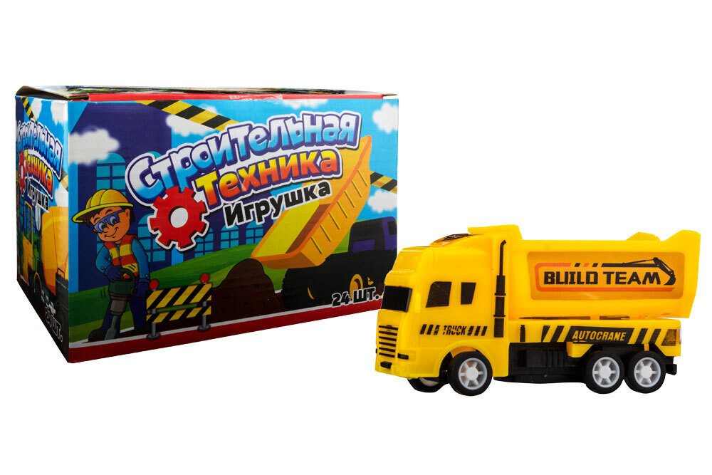 Игрушка "Строительная техника" 12бл*24шт