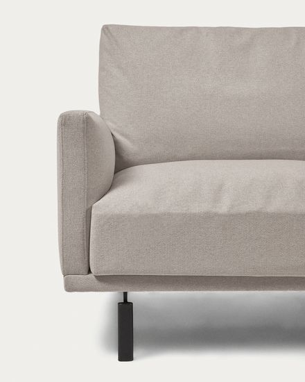 Диван Galene 3-местный с правым шезлонгом, бежевый, 254 см