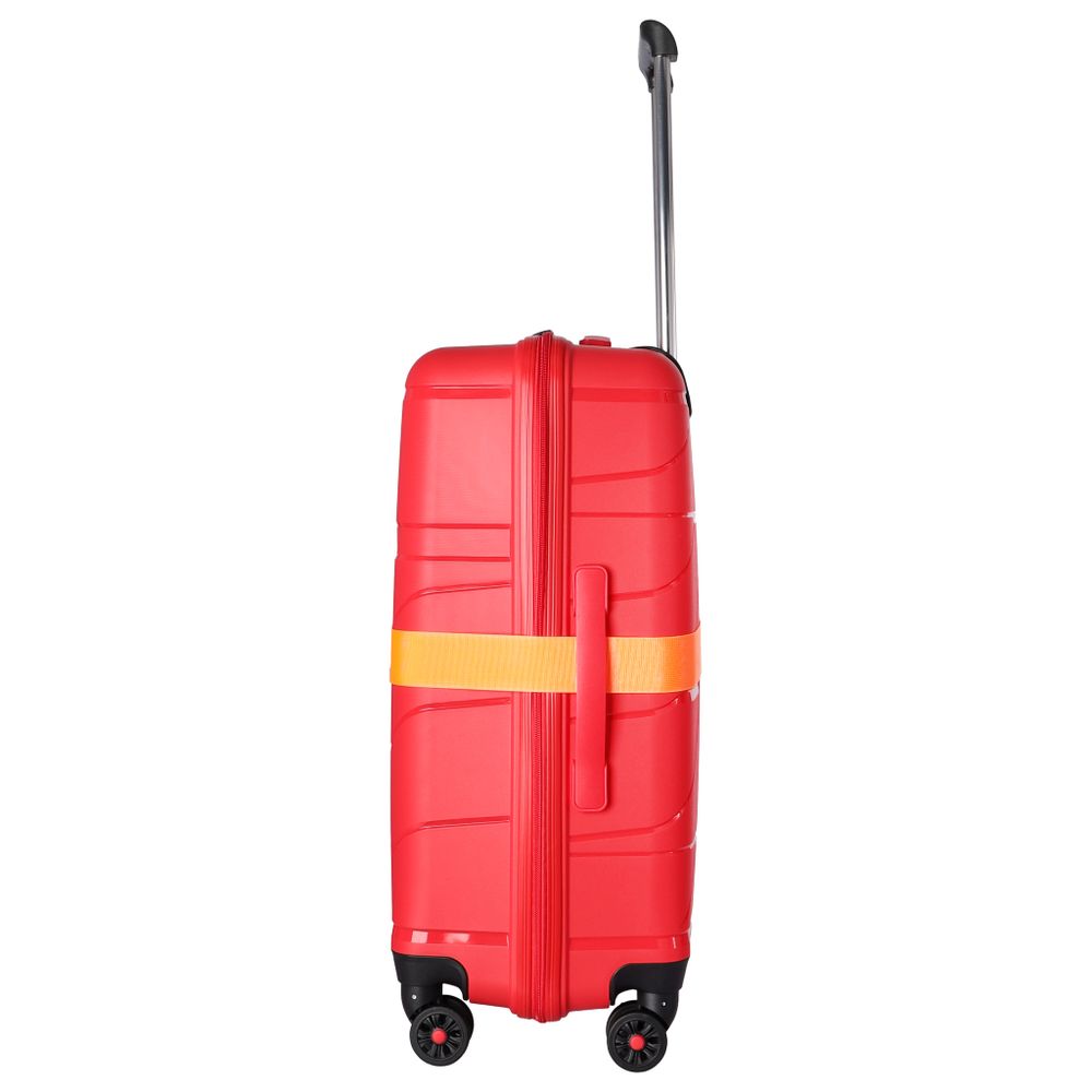 Чемодан 463 / С ремнем / Полипропилен