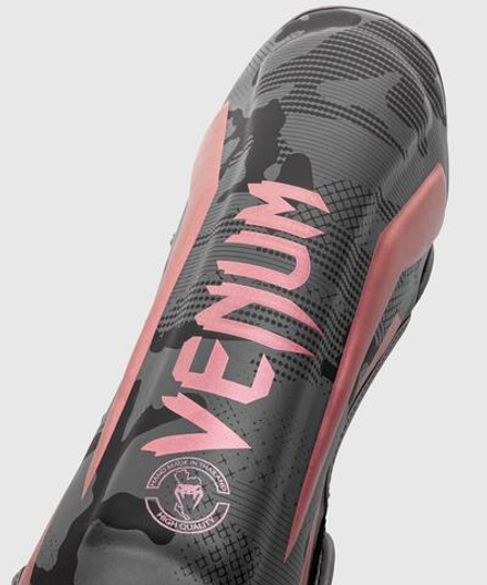 Щитки Venum Elite Black/Pink Gold