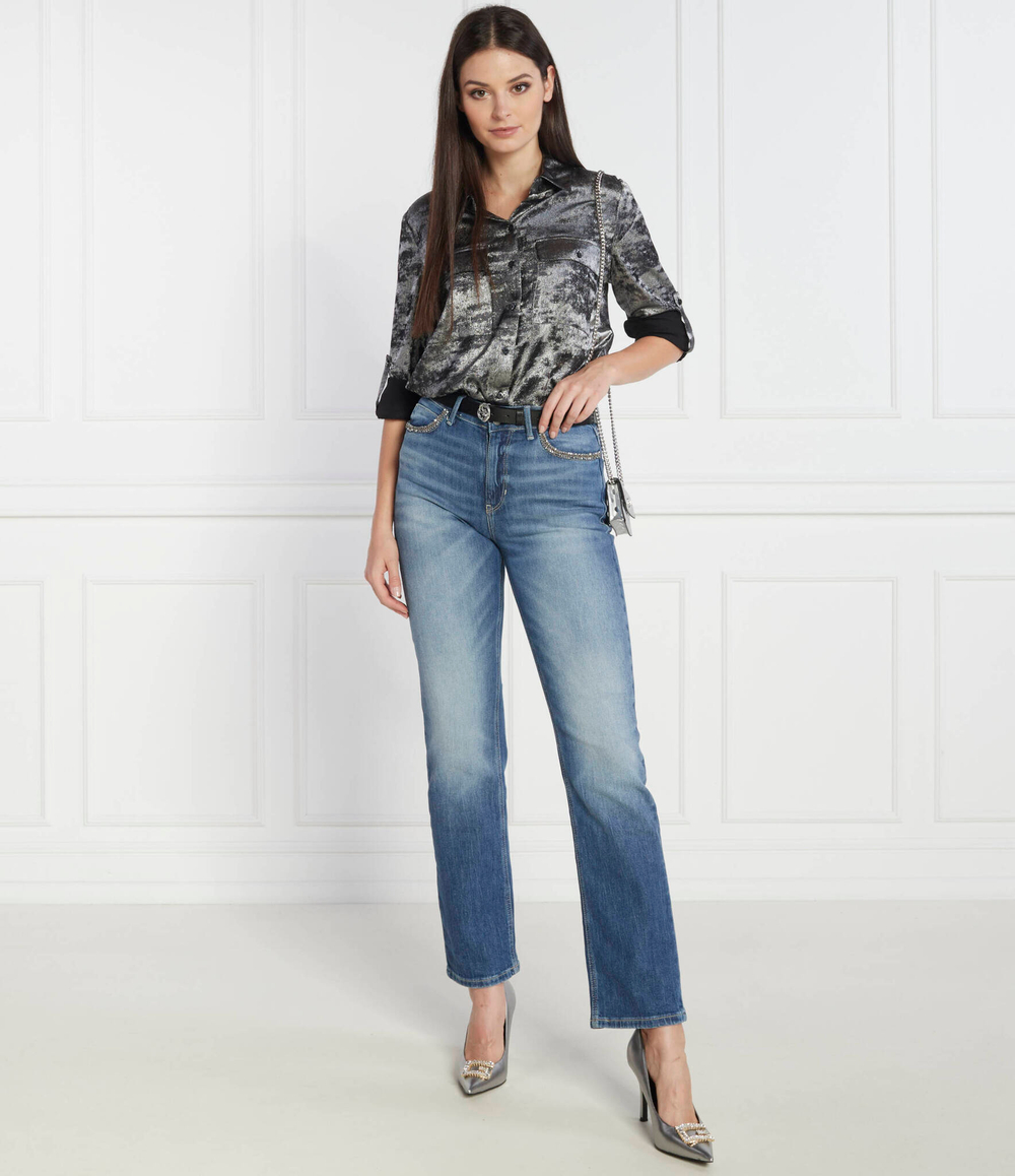 Рубашка GUESS - серебряный(W3BH63 WFQA0)