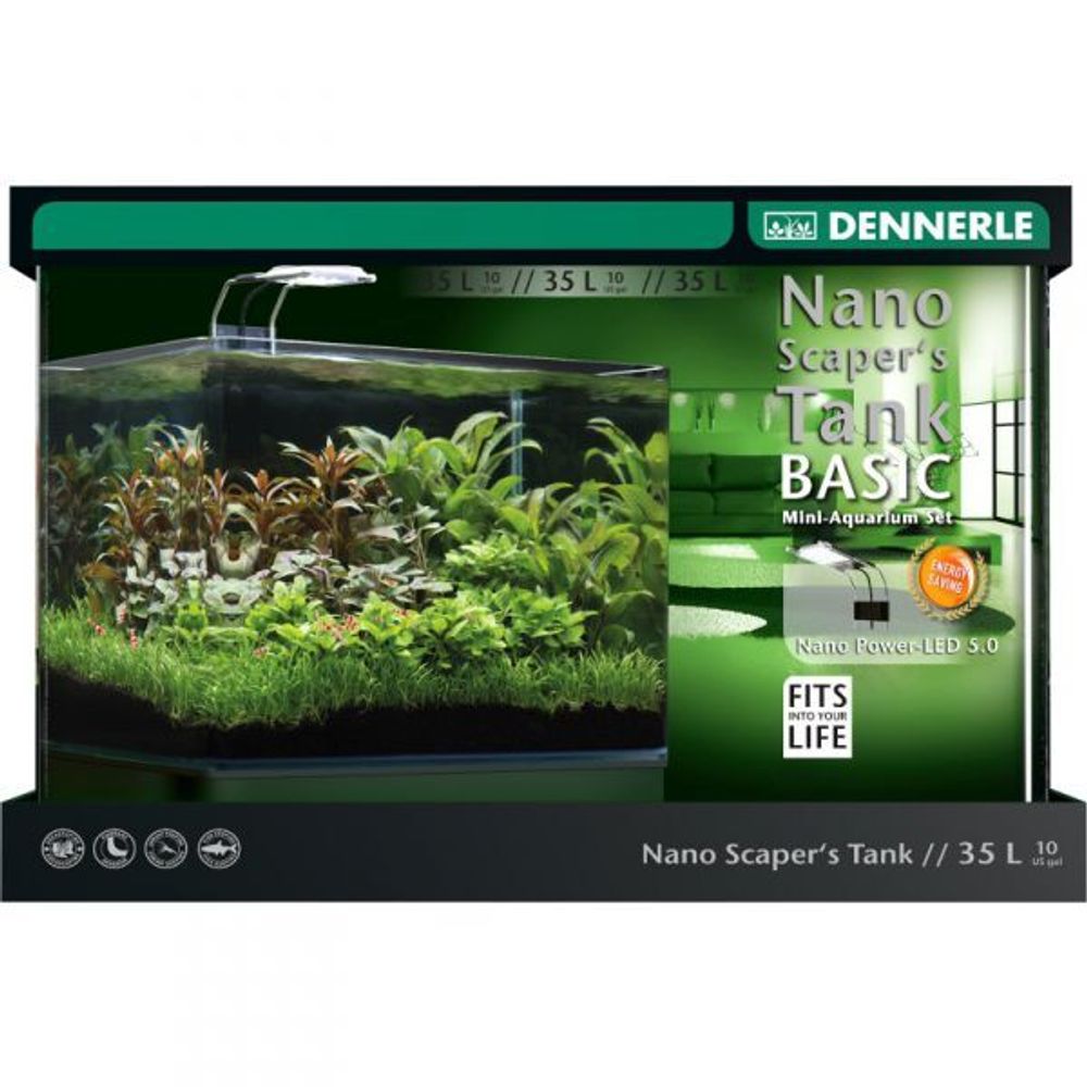 Нано-аквариум Dennerle Nano Scaper&#39;s Tank Basic 35 LED