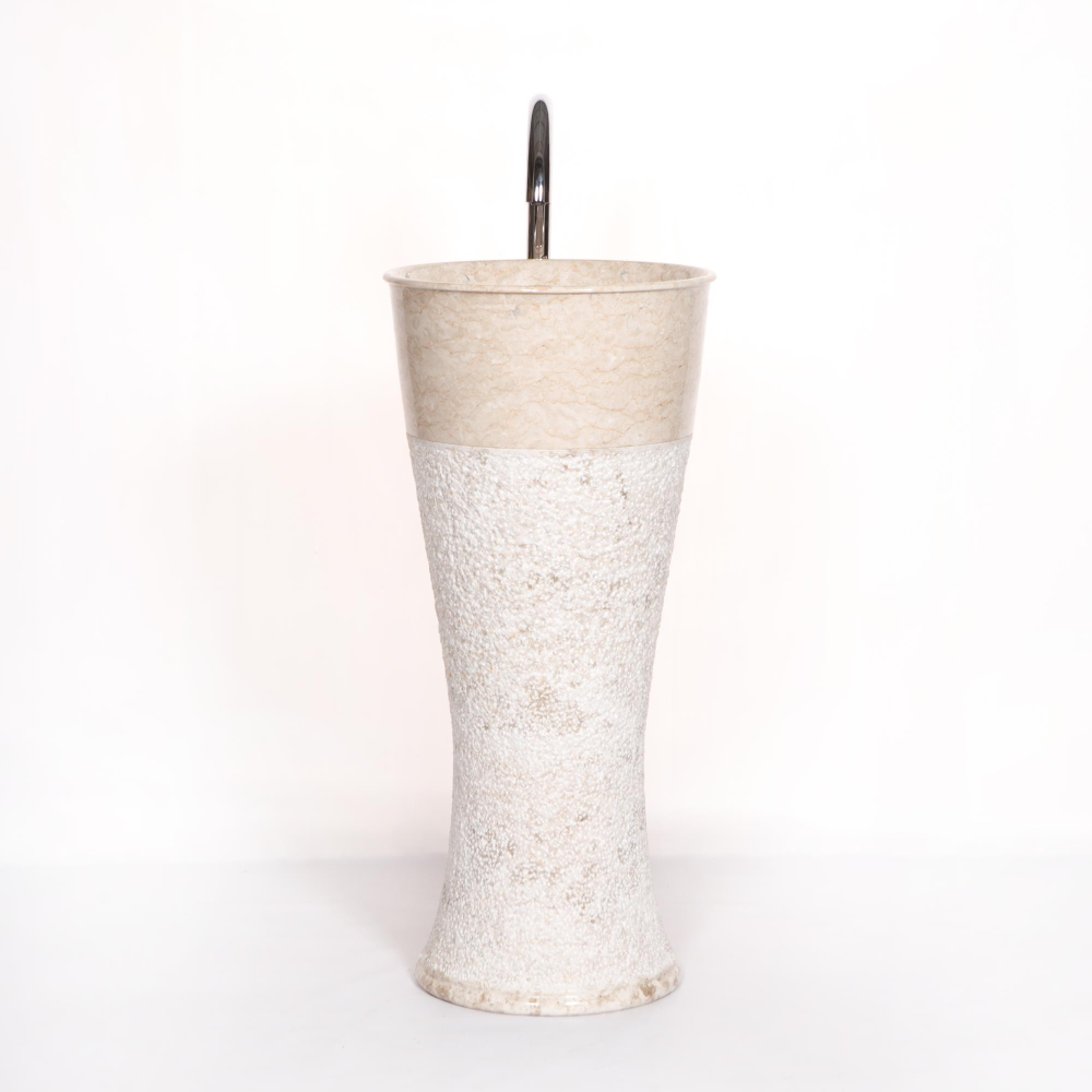 Раковина напольная из мрамора Pedestal MN-63219 40*40*90
