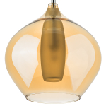 803543 Бра PENTOLA 1х25W G9 ХРОМ/ЯНТАРЬ