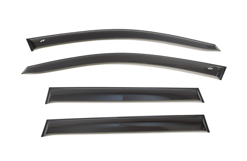 Дефлекторы боковых окон Cobra Tuning на Volkswagen Touareg 1 2003-2007/Porsche Cayenne 2002-2007 широкие арт.VE21903