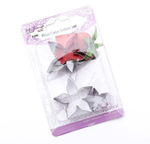 Набор вырубок для вырезания «Чашелистики розы», 5,5х5,5 см, 4 шт