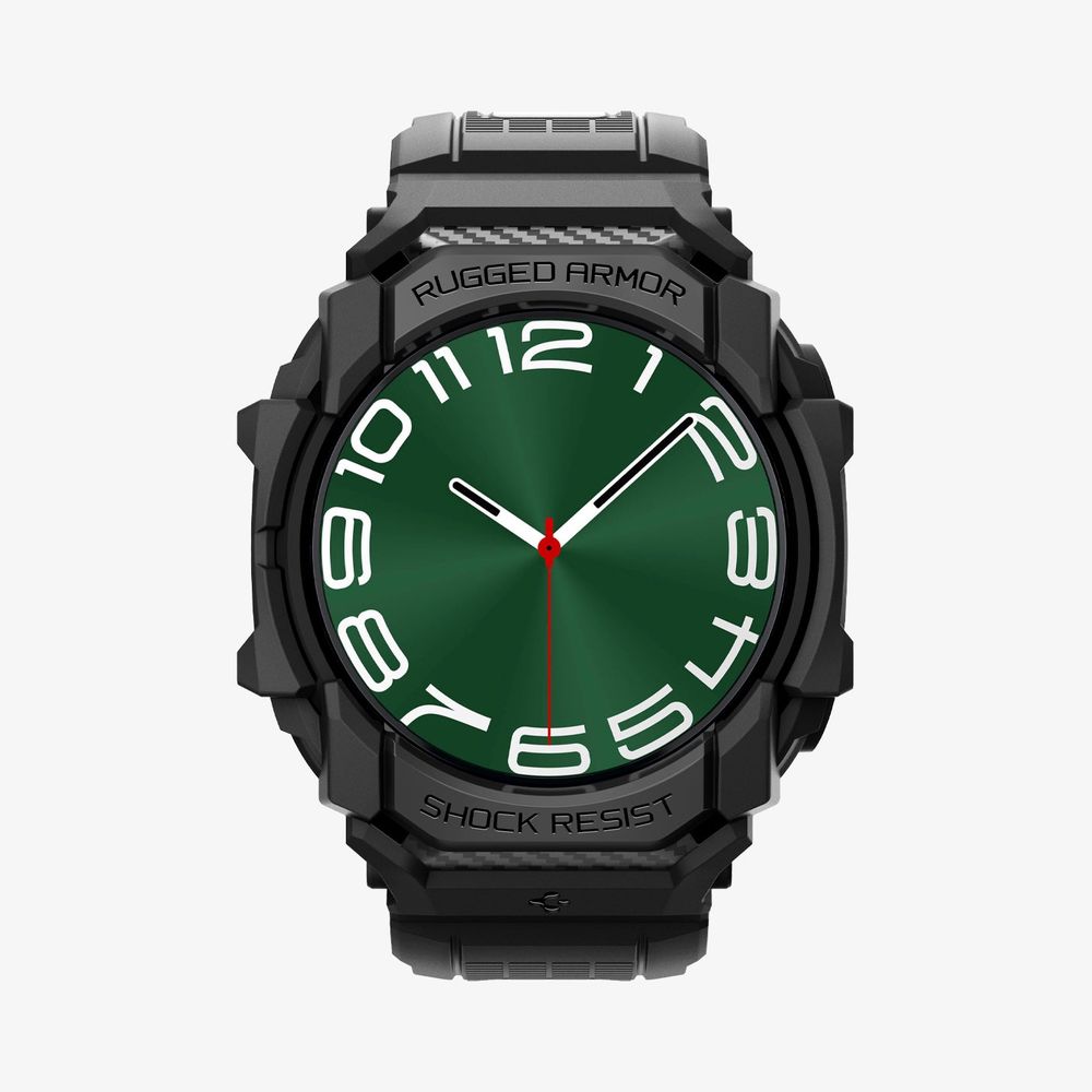 Ремешок+чехол Spigen RUGGED ARMOR ”PRO” SAMSUNG GALAXY WATCH ULTRA (47 MM) MATTE BLACK