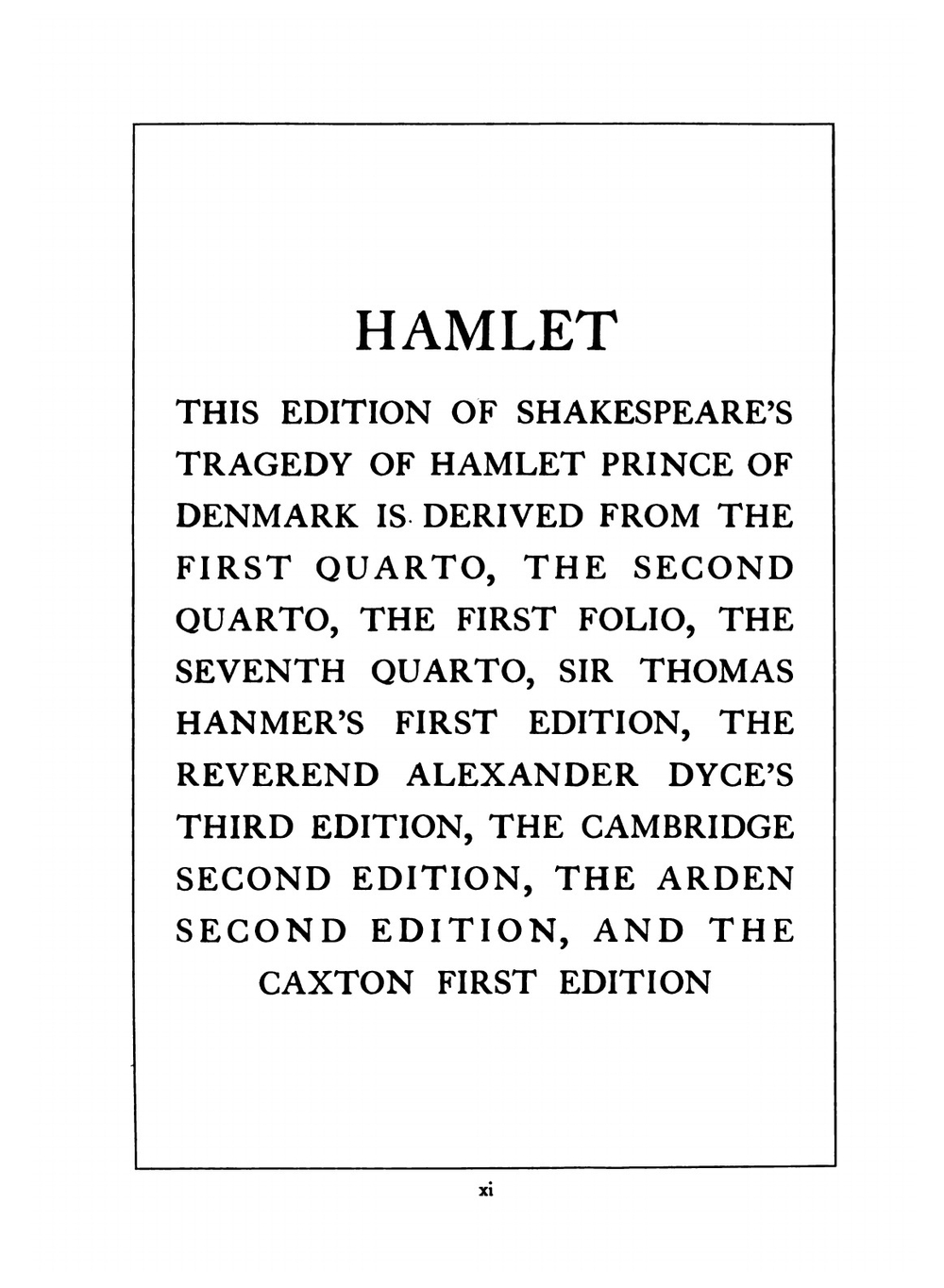The Tragical History of Hamlet, Prince of Denmark | Уильям Шекспир