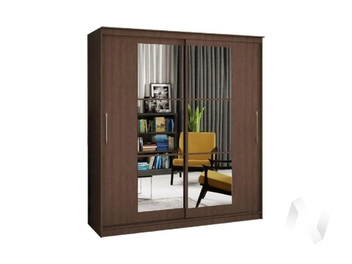Шкаф-купе 1;5 Элегант №3 (венге)