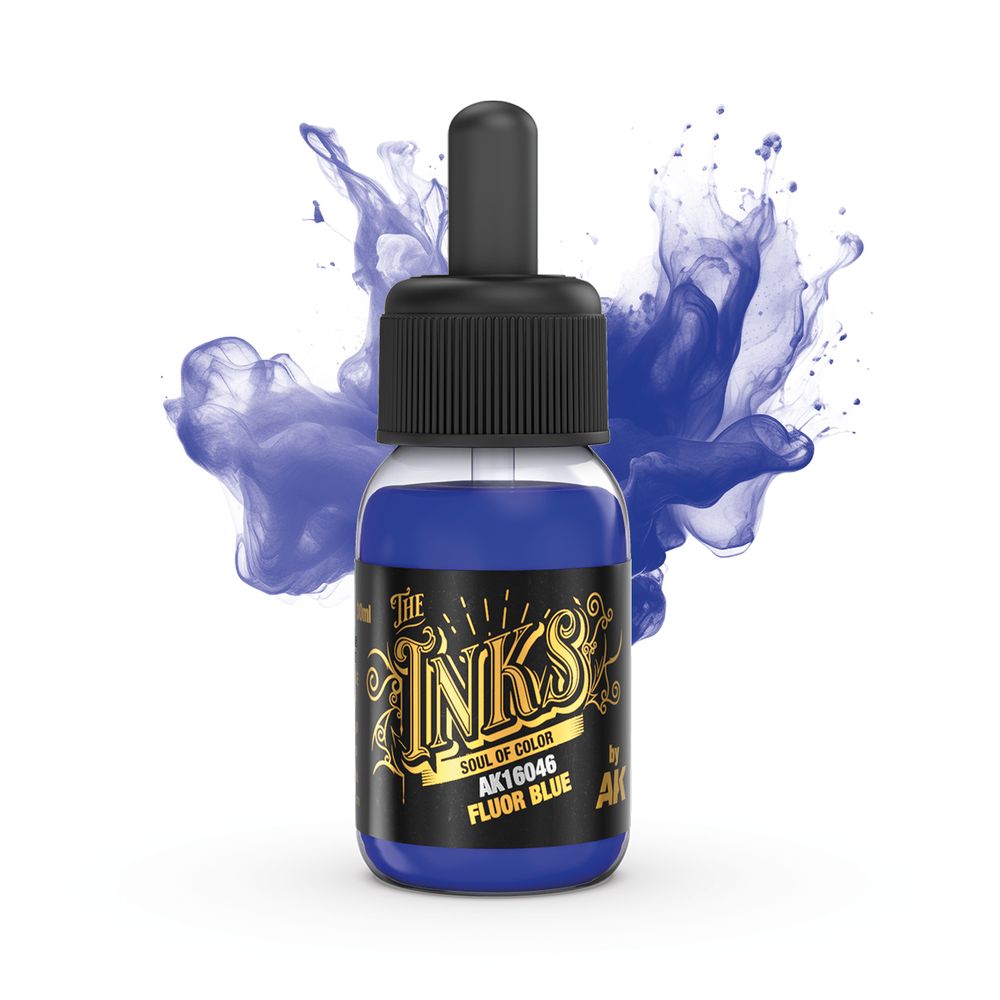 AK Interactive The INKS - Fluor Blue