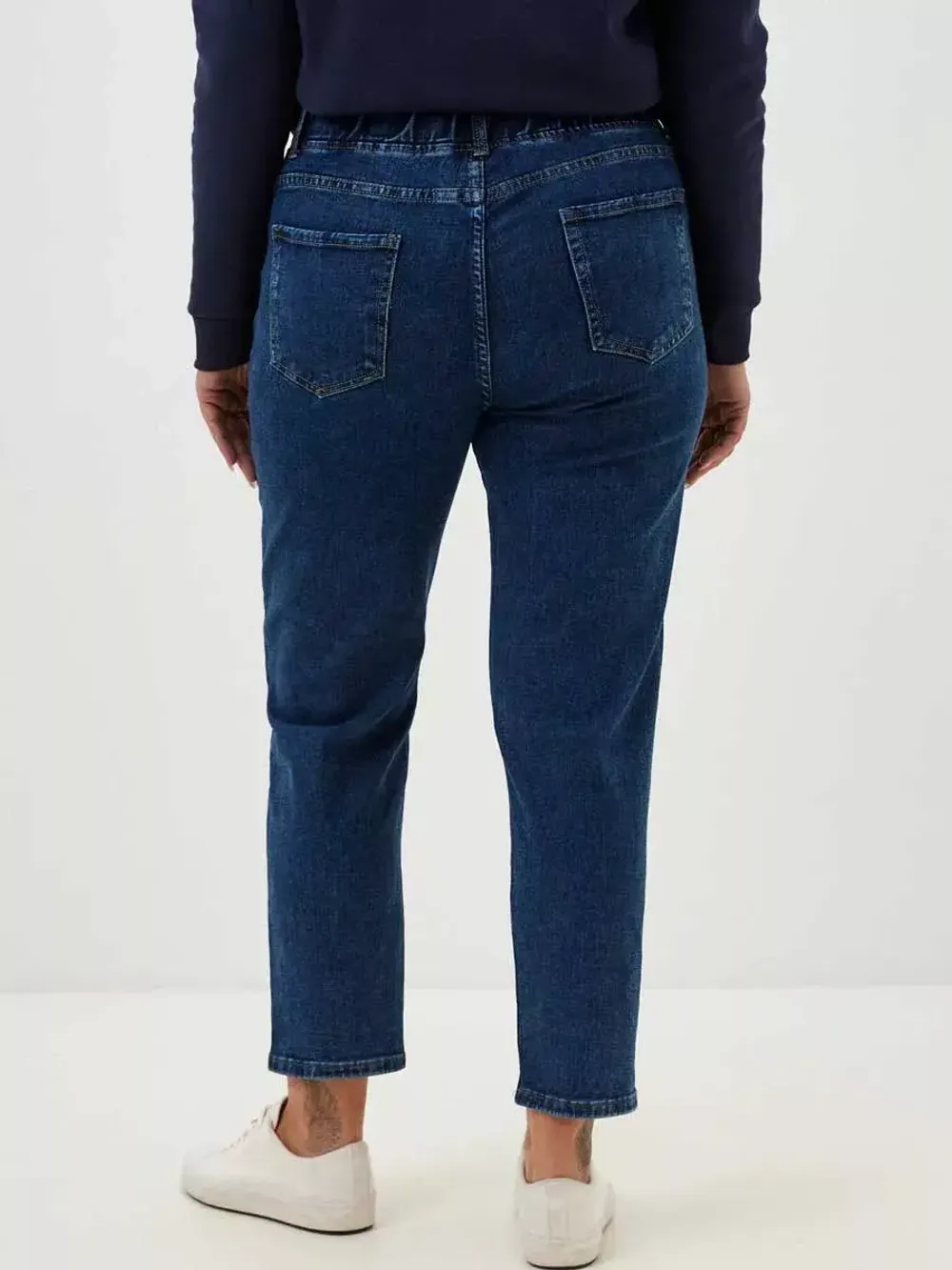 Джинсы на резинке больших размеров