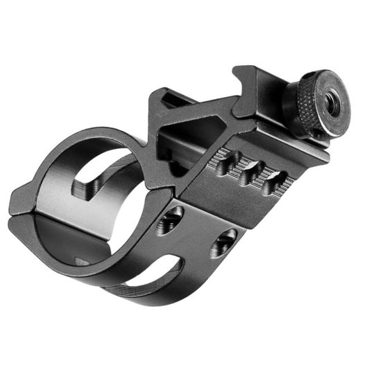 Крепление для фонарей и ЛЦУ с боковым кольцом на планку Пикатинни-Вивера