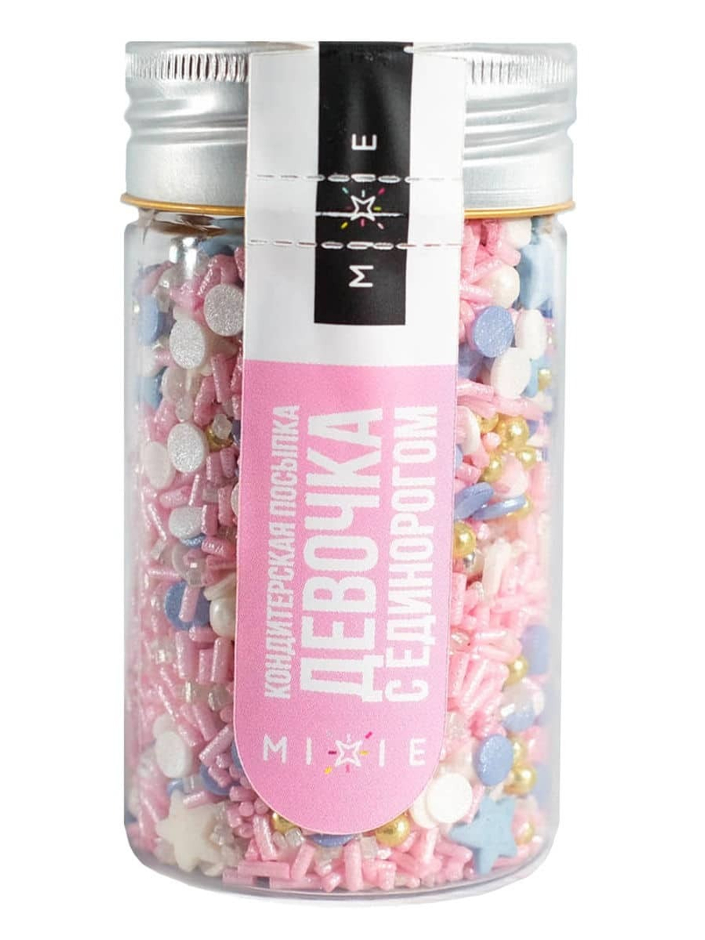 Посыпка кондитерская Девочка с единорогом 50 г MIXIE