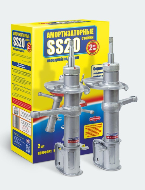 Стойка передняя ВАЗ 2190 Гранта Kross правая, левая комфорт SS20 комплект 2шт