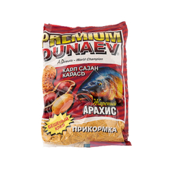 Прикормка "DUNAEV-PREMIUM" 1кг Карп-Сазан Жареный арахис