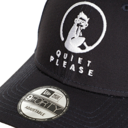 Quiet Please Cap - Dark Blue, White