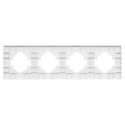 Рамка пластиковая FRM-PERIO-PL-4-WH (Arlight, -) 049758