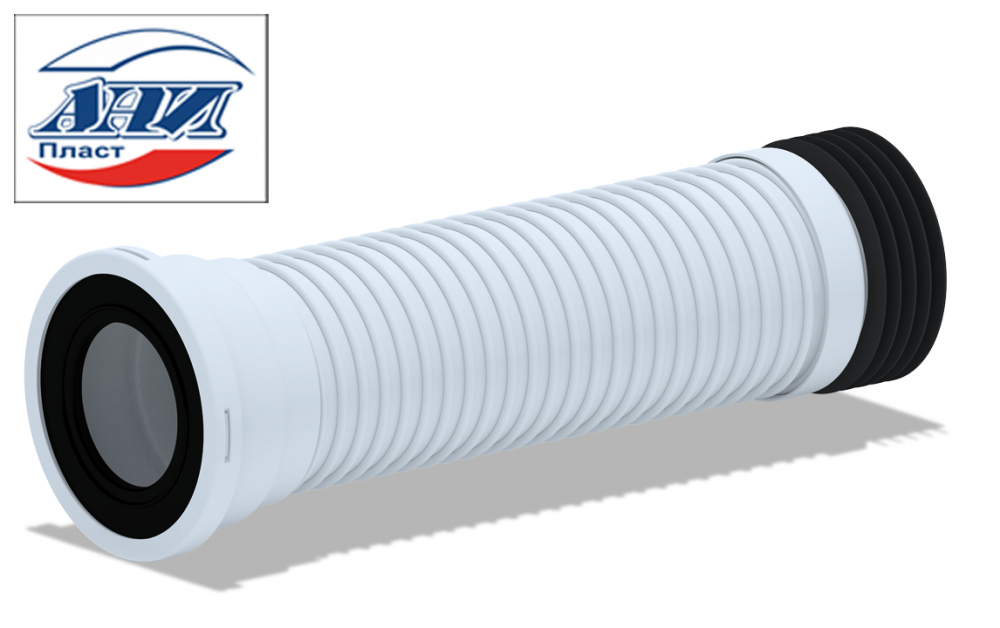 АНИ  К518 Гофра для унитаза ОБРАТ СЖАТИЯ (330мм)