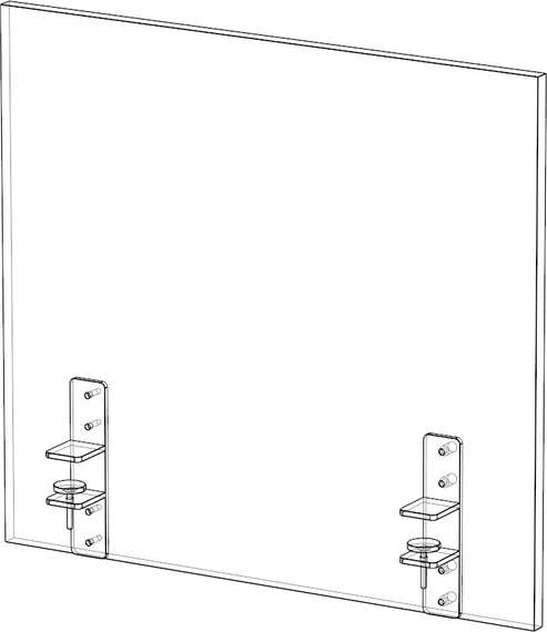 Экран Стандарт- дуб сонома