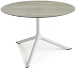 Столик ламинированный кофейный Scab Design Tripe Maxi, белый, состаренный серый дуб