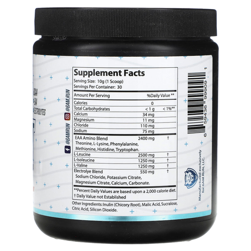 6AM Run, Hydra Blast, клубничное наслаждение, 300 г (10,58 унции)