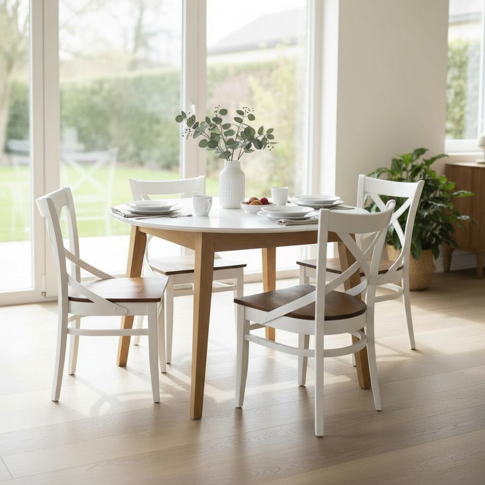 Обеденная группа "стол Арко + стулья Бревис"