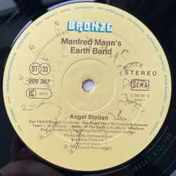Винтажная виниловая пластинка LP Manfred Mann's Earth Band Angel Station (Германия 1979)
