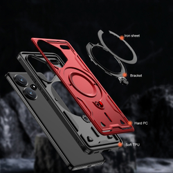 Чехол Magneto Case с кольцом для Xiaomi Redmi Note 13 Pro+