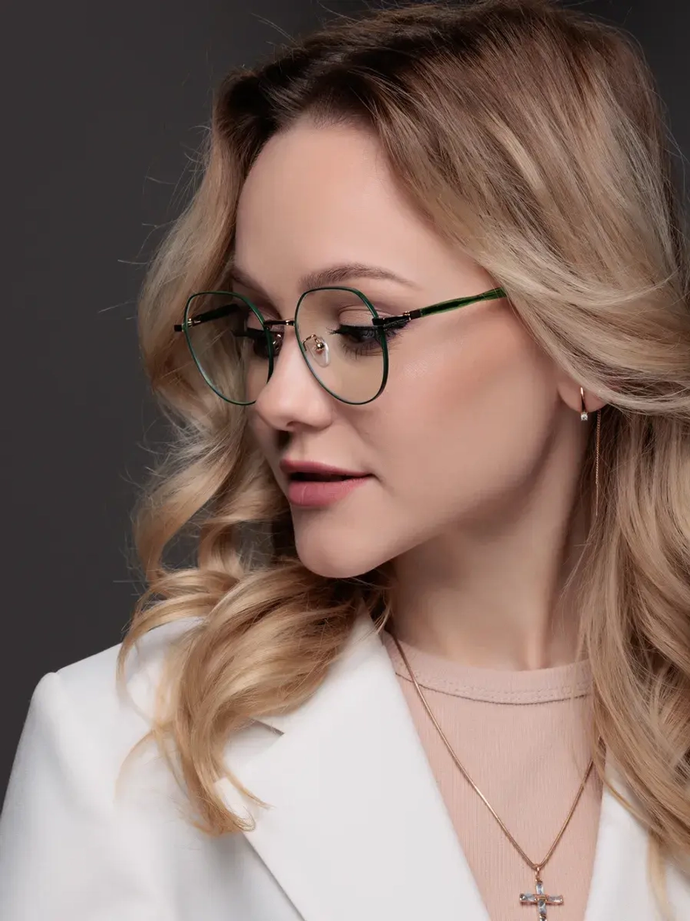 Очки для компьютера имиджевые защитные прозрачные нулевки