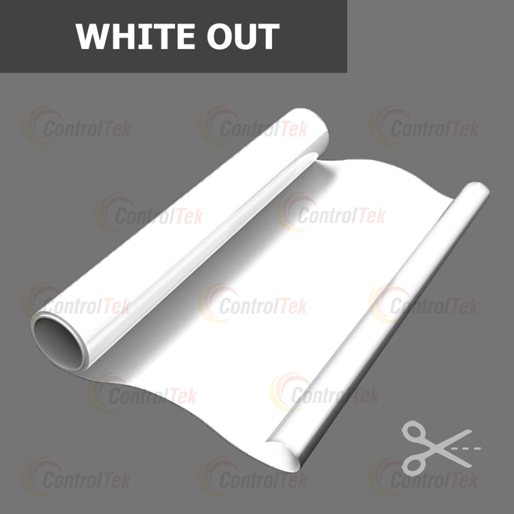 Пленка для окон декоративная WHITE OUT ControlTek, на отрез (ширина рулона 1,524 м.)