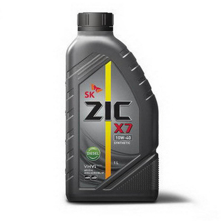 Моторное масло ZIC X7 Diesel 10w40 1л синтетика