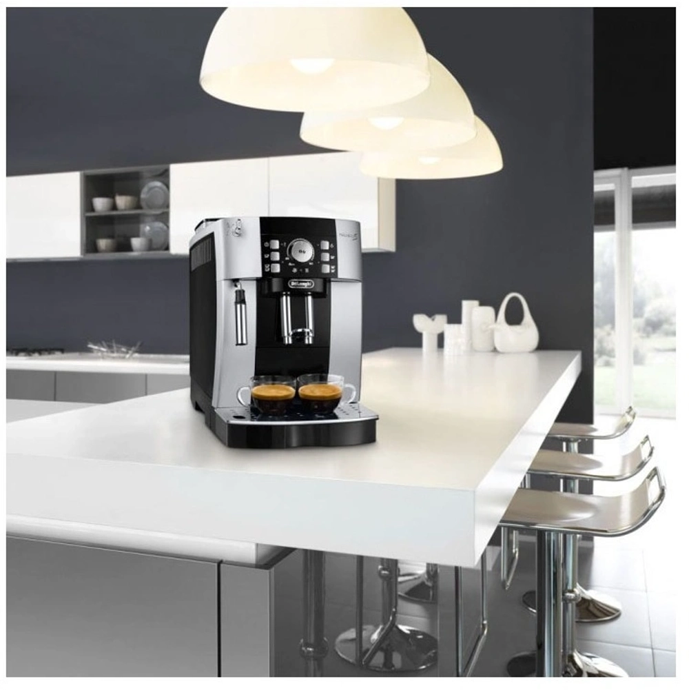 Кофемашина Delonghi Magnifica S ECAM 21.117.SB 1450Вт серебристый