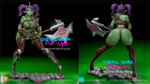 Фигурка Орк девушка ORC GIRL FROM WORLD OF WARCRAFT
