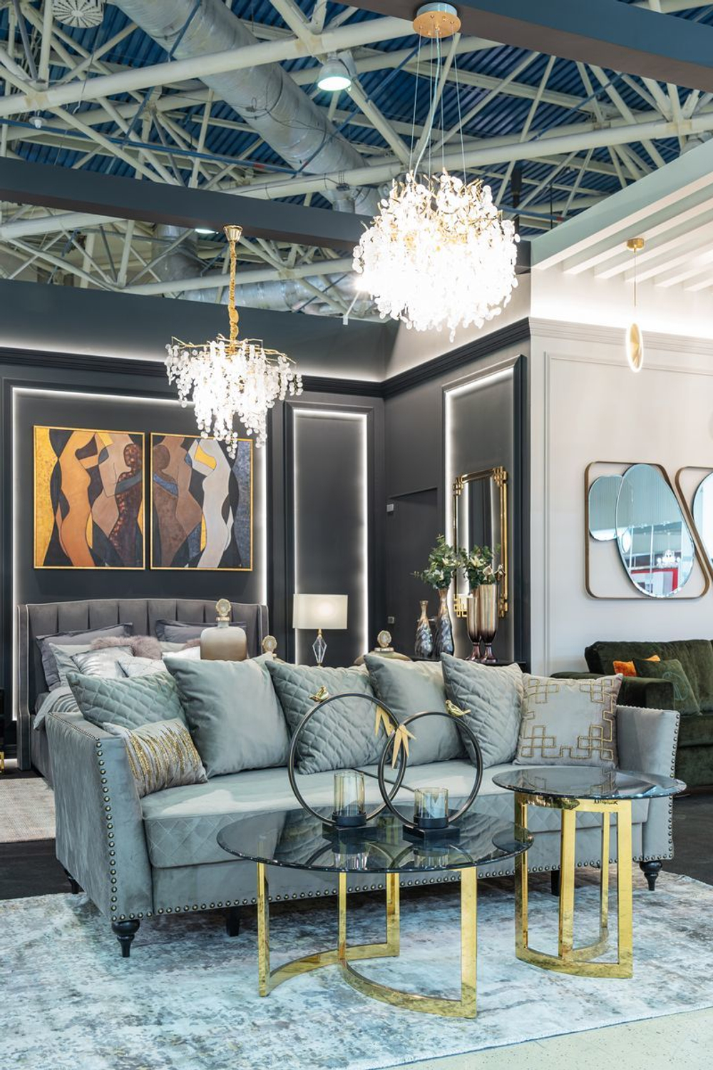 Стол журнальный Garda Decor 47ED-ET062GOLD