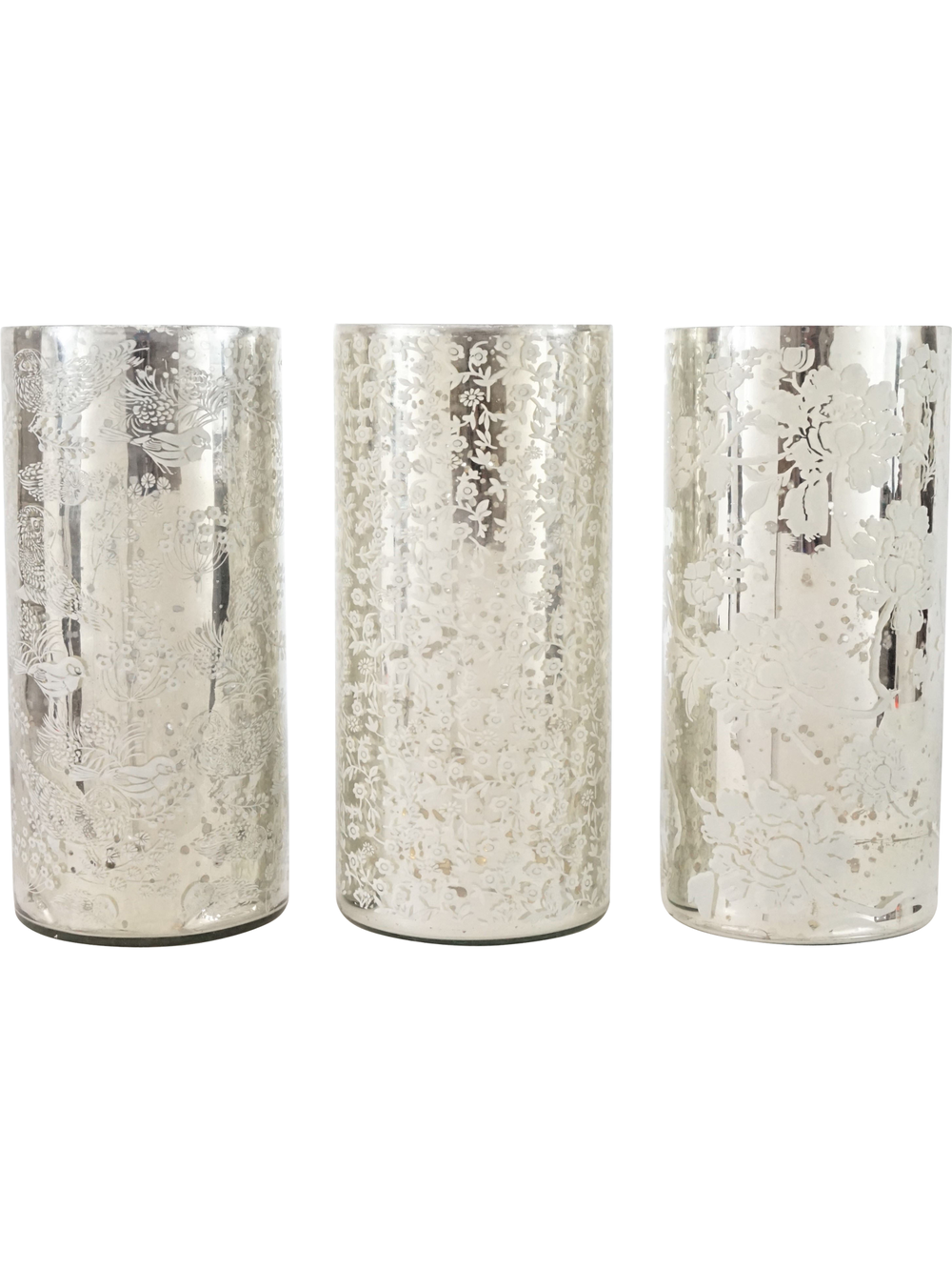 Ваза декоративная "Базилика" 3 вида 12x12x26см Стекло