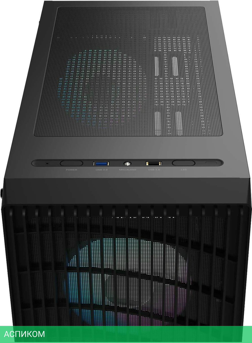 Корпус Ocypus Gamma C70 ARGB без БП Black (Gamma-C70-BKG400XX-GL)