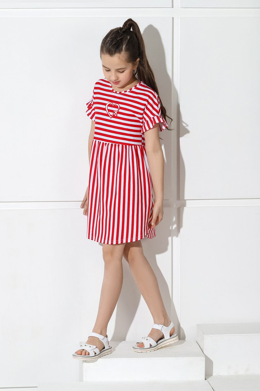 Платье для девочки Лагуна-1 Виотекс КРАСНЫЙ