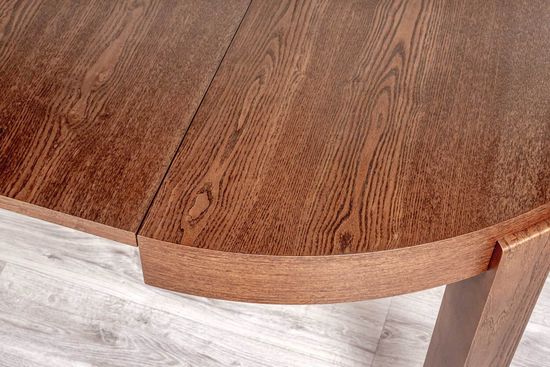 Стол CERRO 1000 CV с раздвижной круглой столешницей (Американский орех)