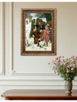 Картина на стену интерьерная на холсте "Дети"