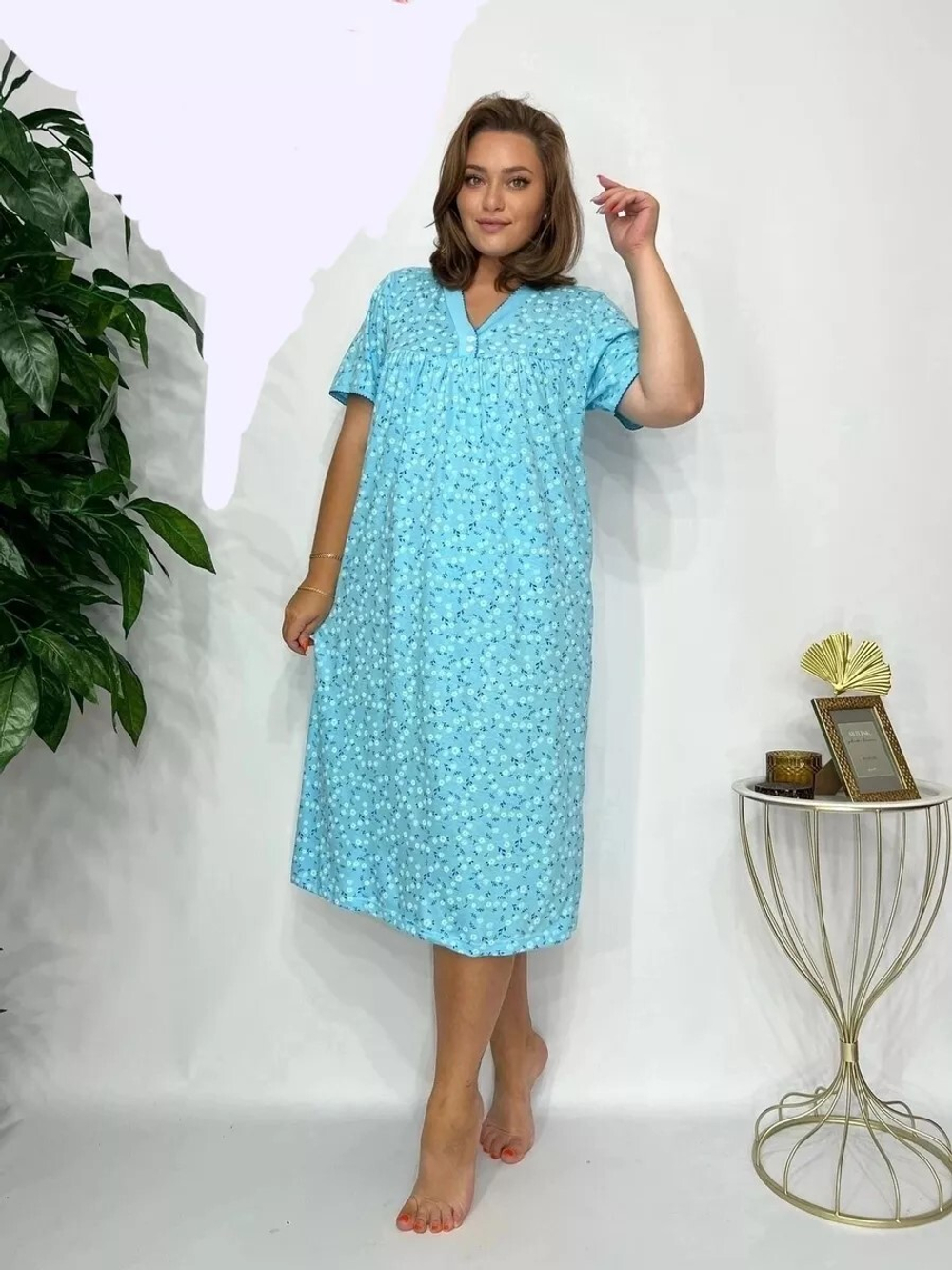 Сорочка х/б кор.рукав (норма) Н0002