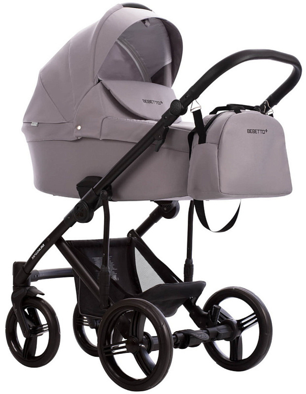 Детская коляска Bebetto Magnum Light 2 в 1 02 св.серый
