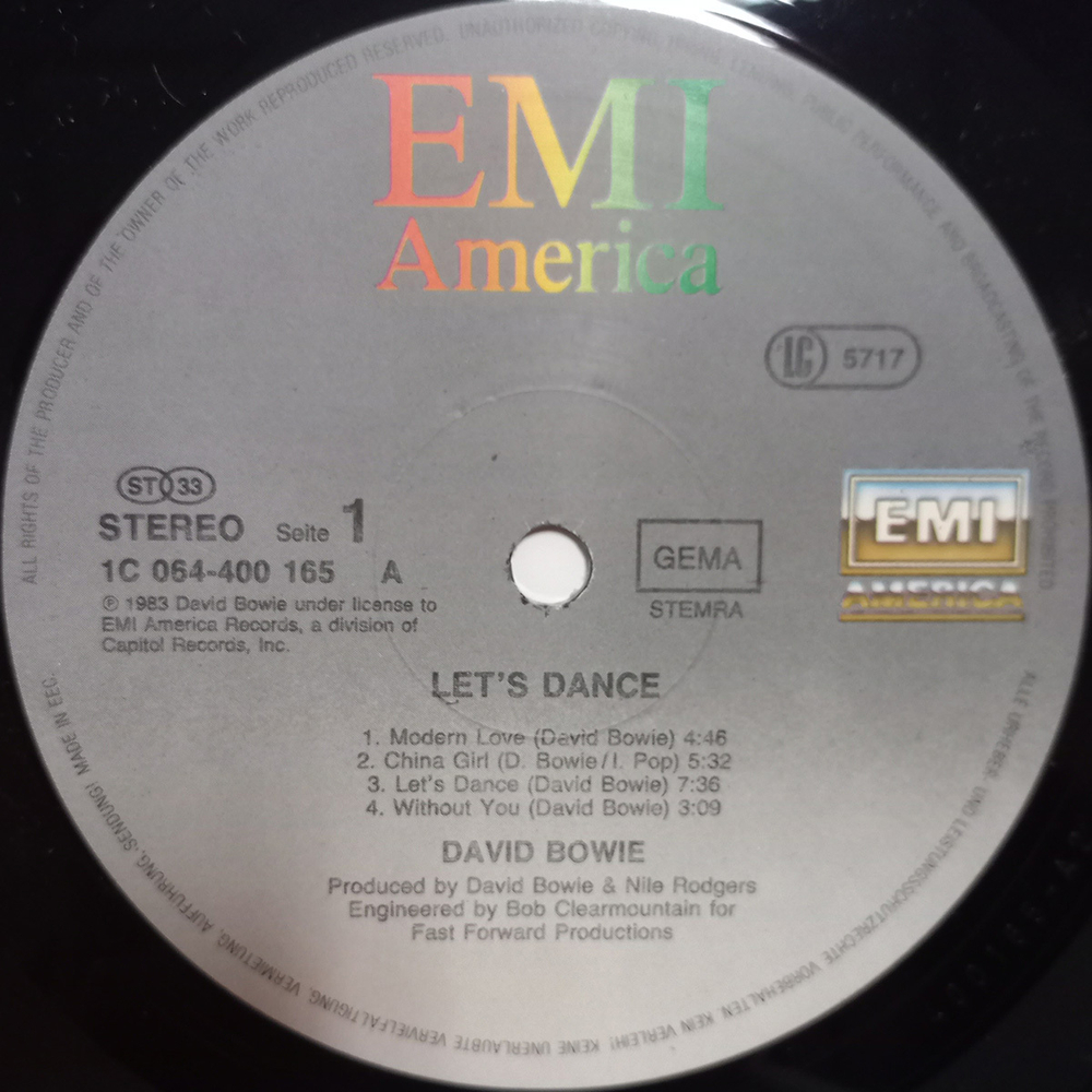 David Bowie / Let's Dance (LP)