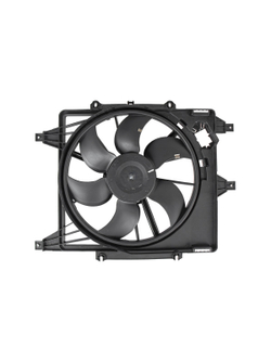 Вентилятор радиатора в сборе (без резистора) RENAULT Clio/Logan/Sandero 07- GANZ GIC06525